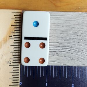 1:4 Replacement Dominoes Large Dot Shiny Color 2x1x⅜  $1 Each in a Bundle